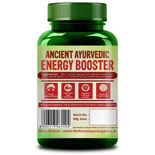 Himalayan Organics Ashwagandha 1000 mg Vegetarian Capsules - 120 caps image 2