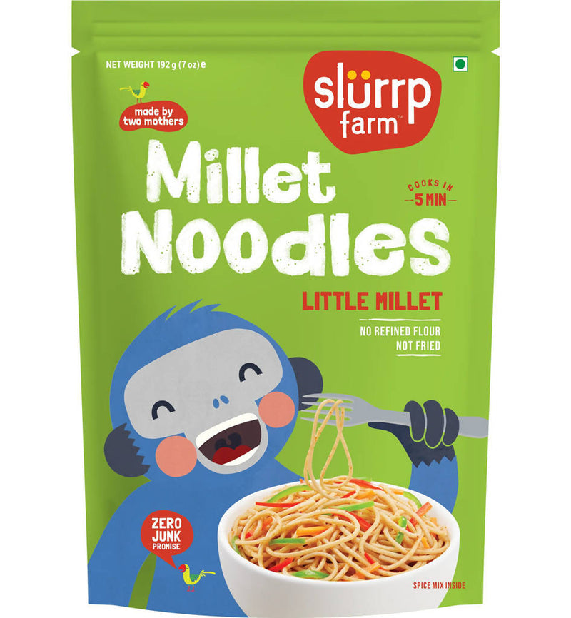 Slurrp Farm Little Millet Noodles - 192 gms image 2