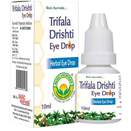 Basic Ayurveda Trifala Drishti Herbal Eye Drops – 10 ml image 2