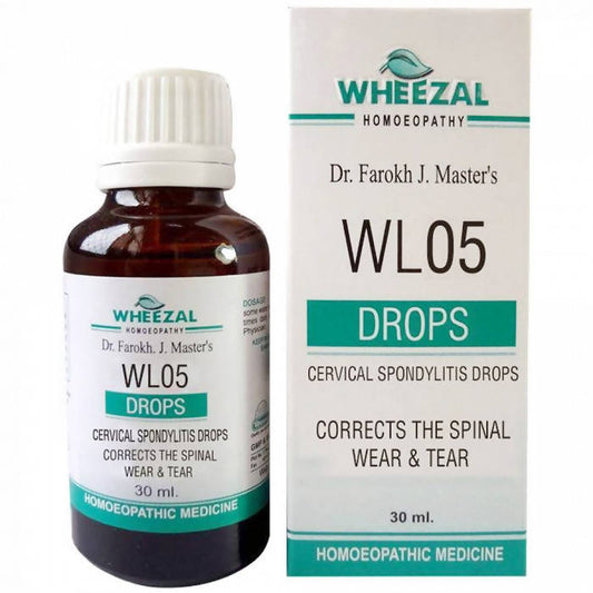 Wheezal Homeopathy WL-05 Cervical Spondylitis Drops image 1