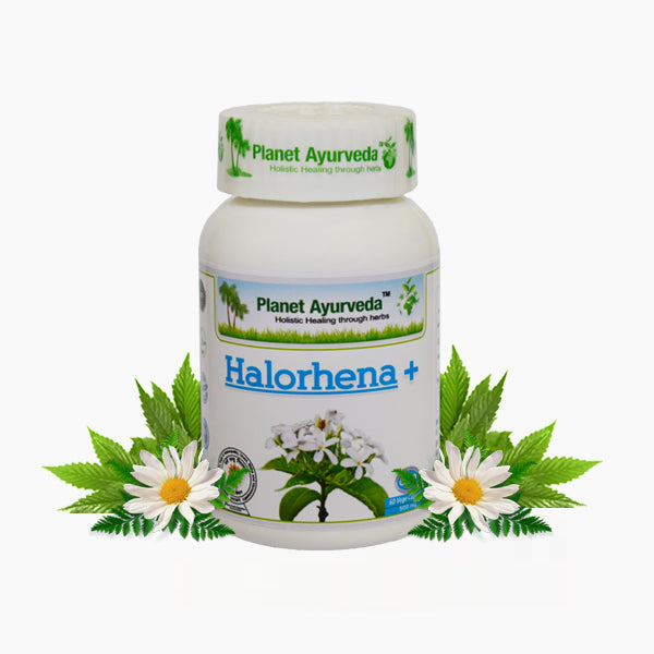 Planet Ayurveda Halorhena+ Herbal Capsules - 60 Count, Natural Digestive Support image 1
