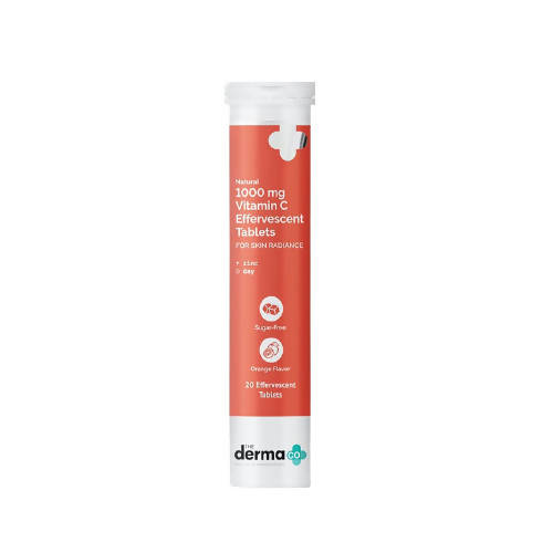 The Derma Co 1000 mg Vitamin C Effervescent Tablets For Skin Radiance - 20 tabs image 2