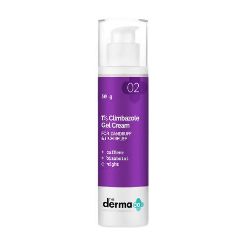 The Derma Co 1% Climbazole Gel Cream Anti Dandruff & Itch Relief - 50 gms image 1