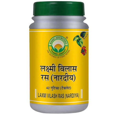 Basic Ayurveda Laxmi Vilash Ras (Nardiya) Tablet - 40 Tablets image 1