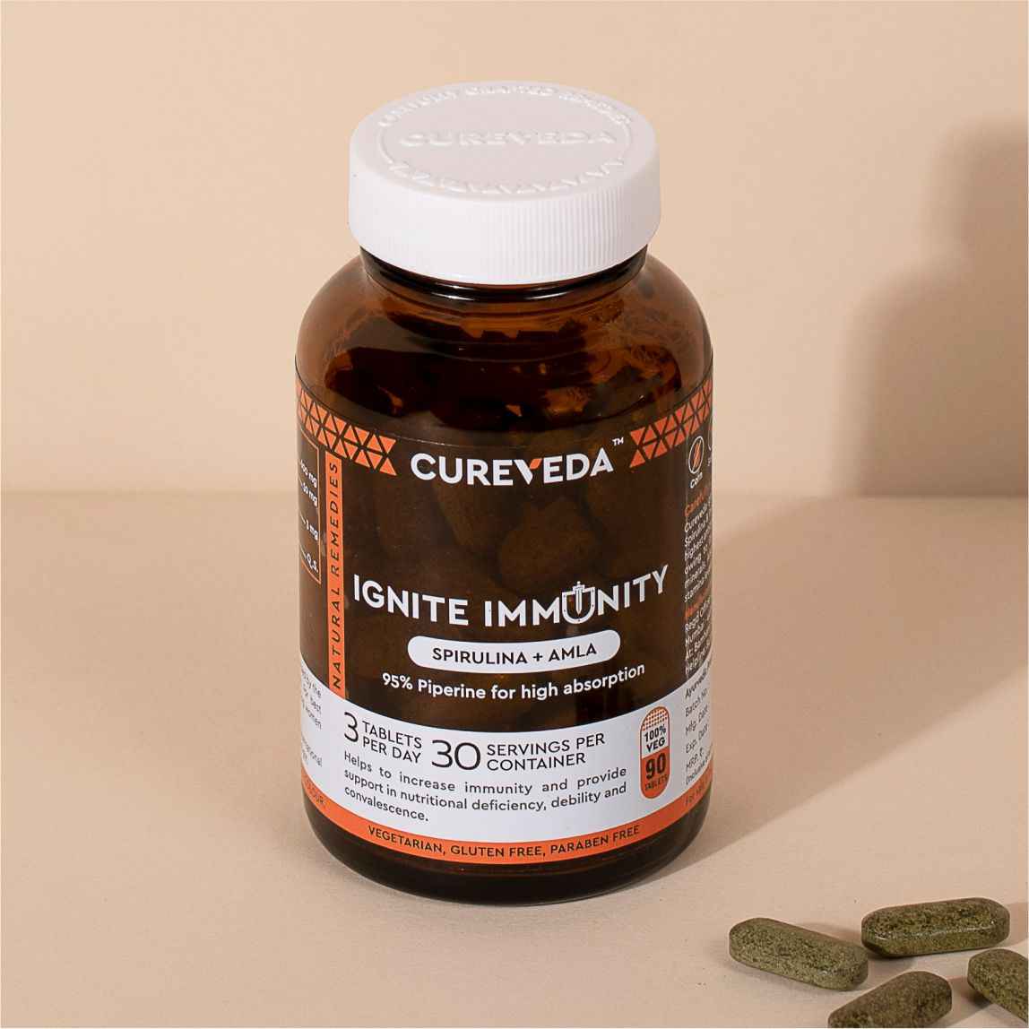 Cureveda Ignite Wellness - Herbal Vitality Tablets (90 Count) image 1