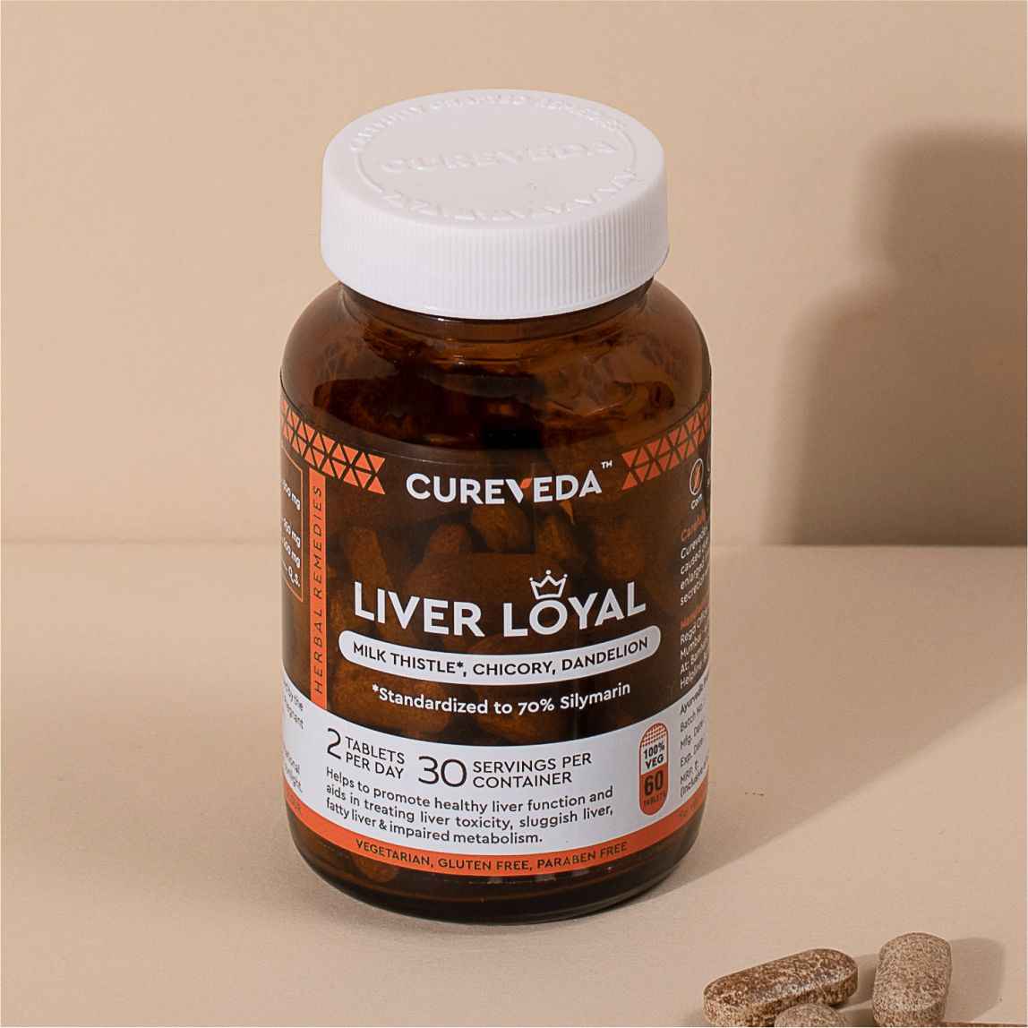 Cureveda Liver Support - 60 Herbal Tablets image 2