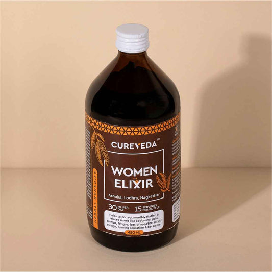 Cureveda Women’s Herbal Vitality Tonic – 450 ml image 1