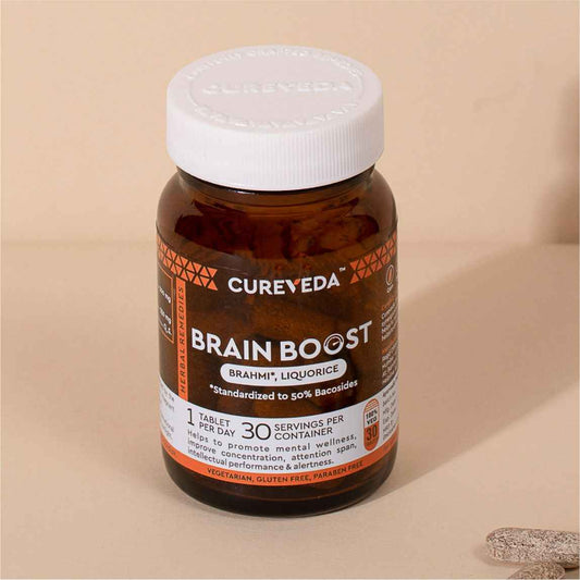 Cureveda Brain Wellness Supplement - 30 Tablets image 1