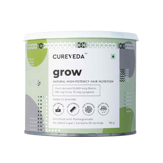 Cureveda Grow Plant Biotin Advanced Hair Nutrition image 1
