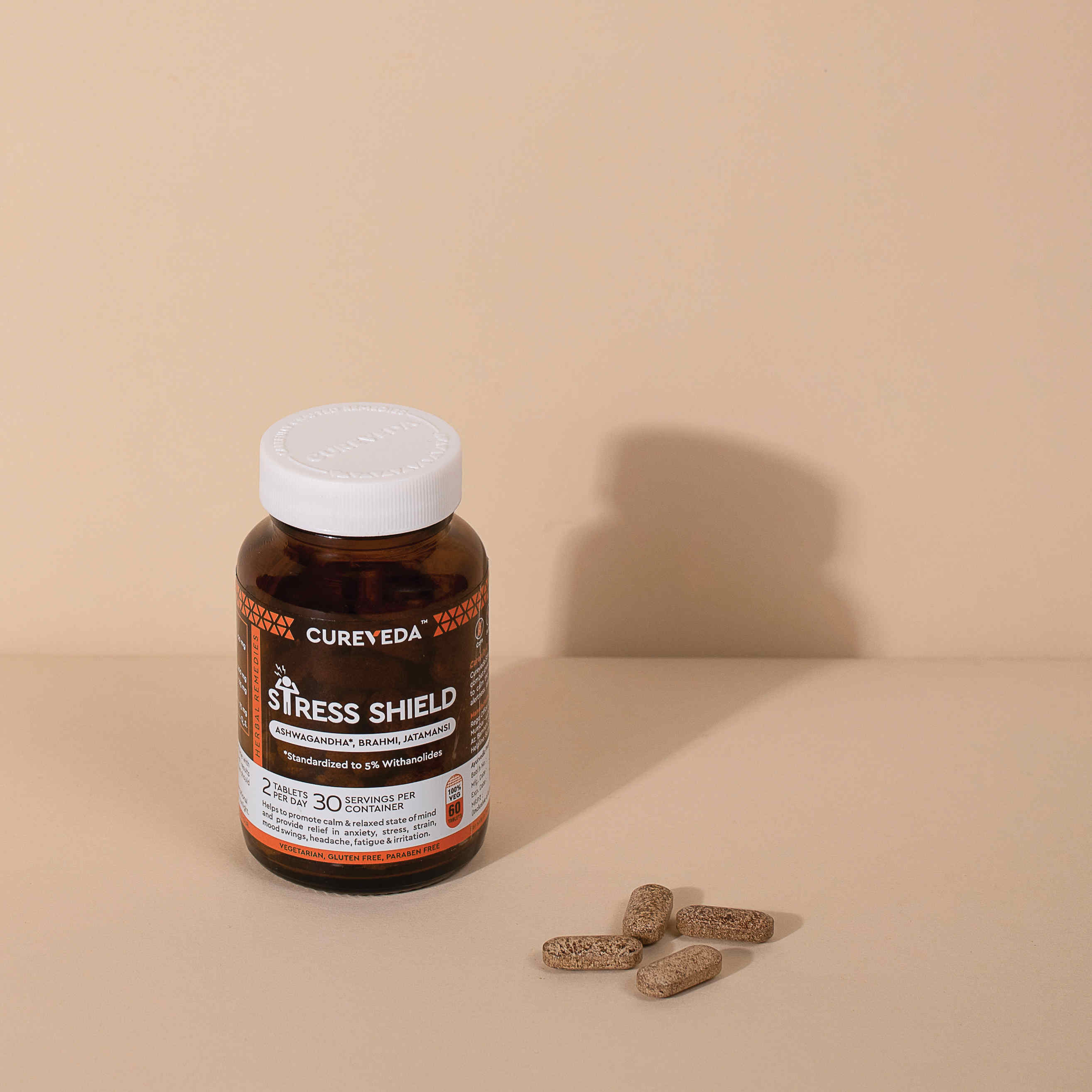Cureveda Herbal Wellness Tablets – 60 Vegetarian Tablets image 2
