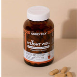 Cureveda Weight Well - Herbal Wellness Support, 90 Vegetarian Tablets image 1