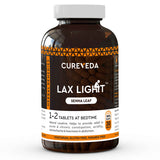 Cureveda Lax Light - Digestive Support, 30 Vegetarian Tablets image 1