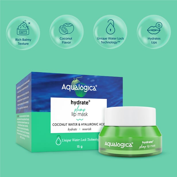 Aqualogica Hydrate+ Plump Lip Mask - 15 gms image 2