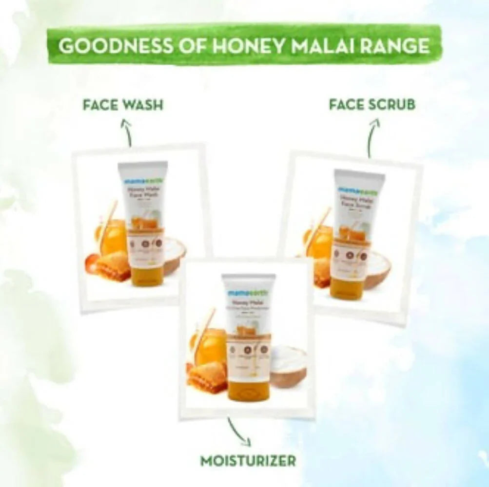 Mamaearth Honey Malai Face Wash For Nourishing Glow -100 ml image 4