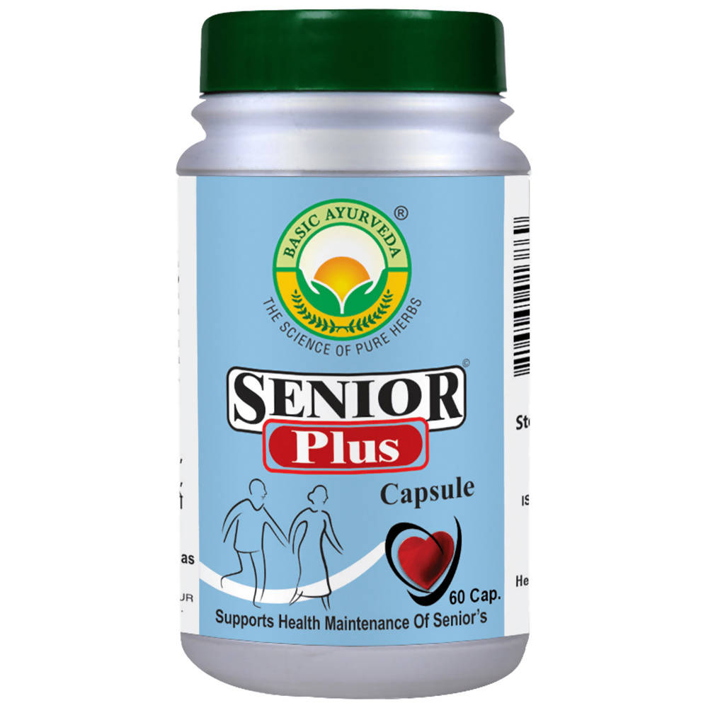 Basic Ayurveda Senior Plus Capsules - 60 Capsules image 3