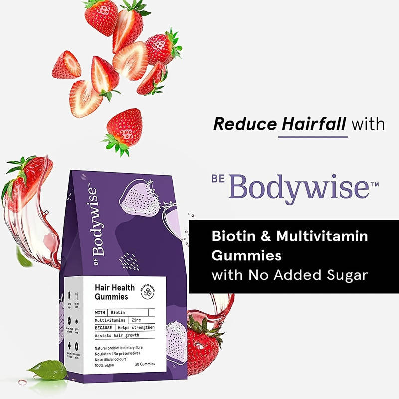 BeBodywise Hair Health Gummies -60 Gummies image 2