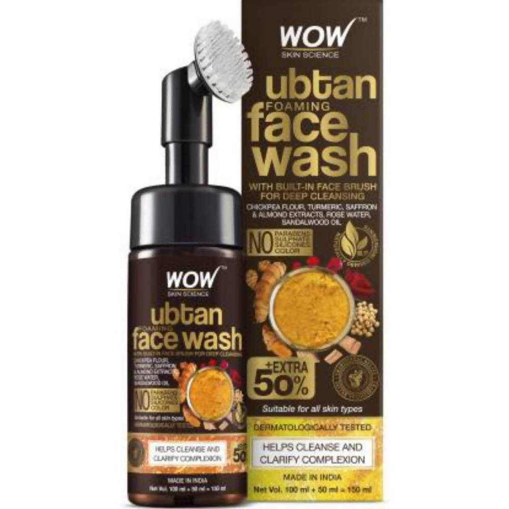 Wow Skin Science Ubtan Foaming Face Wash image 5