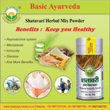 Basic Ayurveda Shatavari Herbal Mix Powder - 100 gms image 2