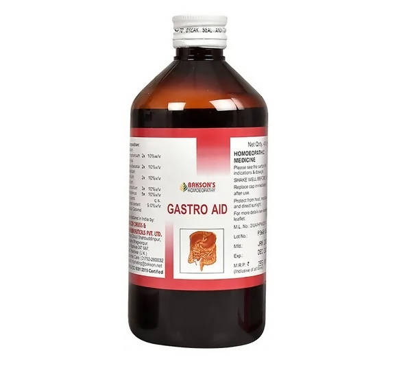 Bakson's Homeopathy Gastro Aid Syrup image 2