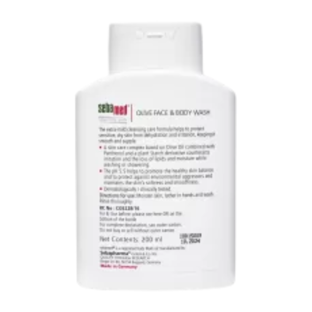 Sebamed Olive Face & Body Wash -200 Ml image 3