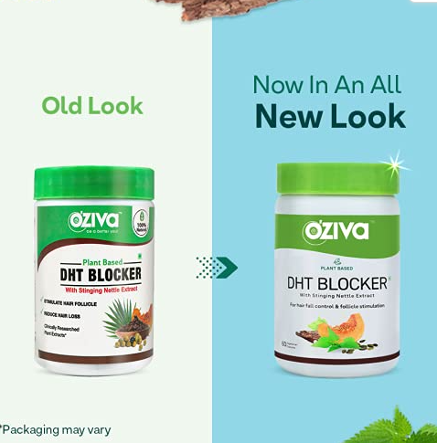 OZiva Plant Based DHT Blocker With Stinging Nettle Extract image 6