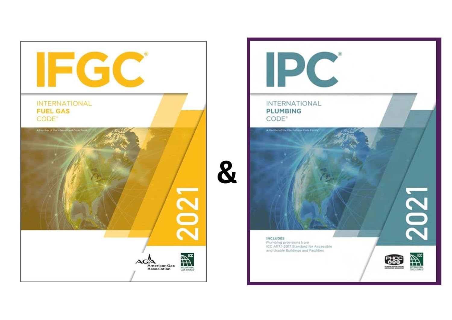 2021 IFGC &amp; IPC Combo Pack | International Fuel Gas Code + Plumbing Code Books (ICC Official Editions, Paperback Paperback bookcover – AVRBOOKS
