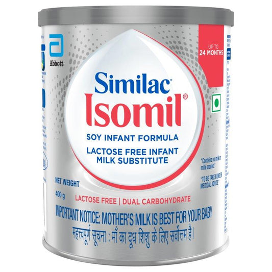Similac Isomil Soy Infant Formula Powder – Lactose-Free Nutrition for Babies Up to 24 Months – 400g image 1