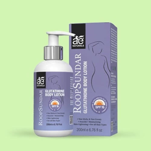 AE Naturals Roop Sundar Body Lotion with Glutathione - 200 ml) image 3