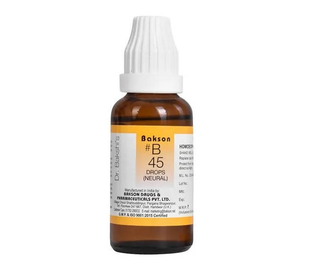 Bakson's Homeopathy B45 Drops image 1