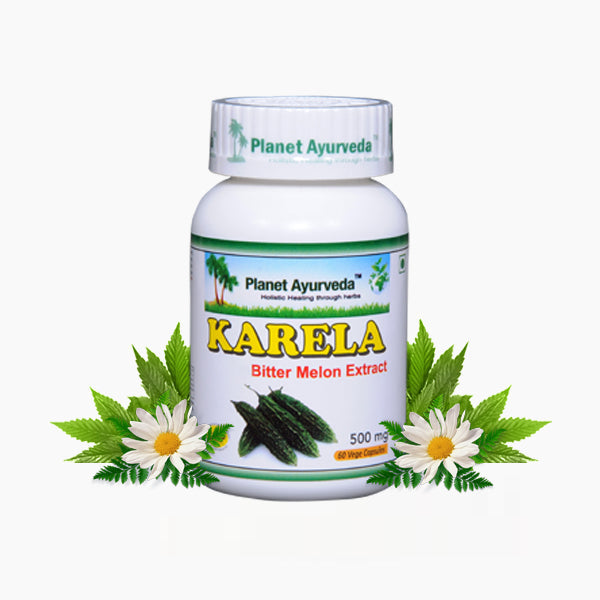Planet Ayurveda Karela Capsules - 60 tabs image 1