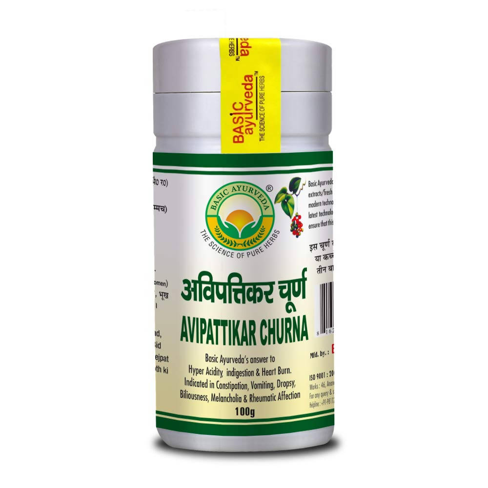 Basic Ayurveda Avipattikar Churna - 100 gms image 1