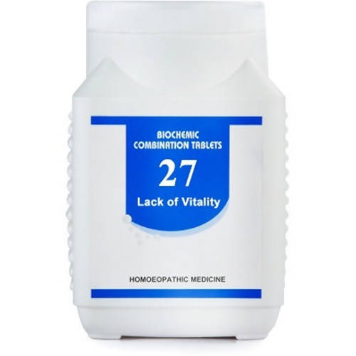 Bakson's Homeopathy Biochemic Combination 27 Tablets image 1
