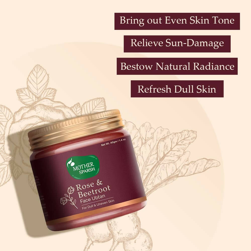 Mother Sparsh Rose and Beetroot Face Ubtan Powder image 2