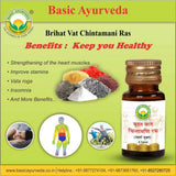 Basic Ayurveda Brihat Vat Chintamani Ras (With Gold) Tablets - 30 Tablets image 2