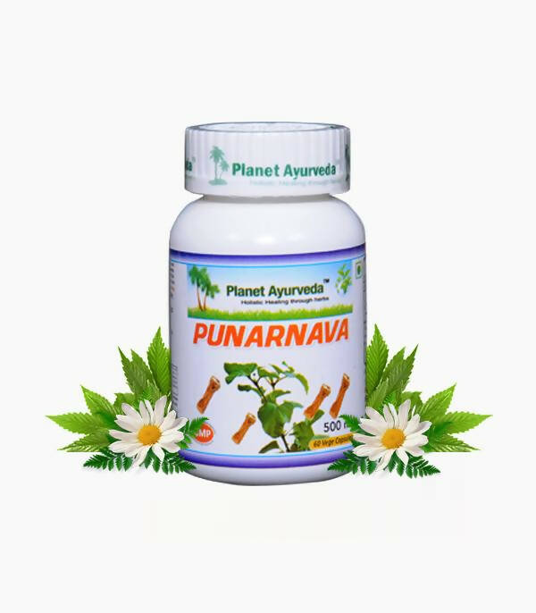 Planet Ayurveda Punarnava Capsules - 60 tabs image 2