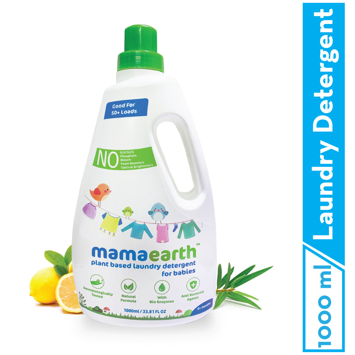 Mamaeath Plant based laundry detergent - 1000 ml Saver Pack image 2