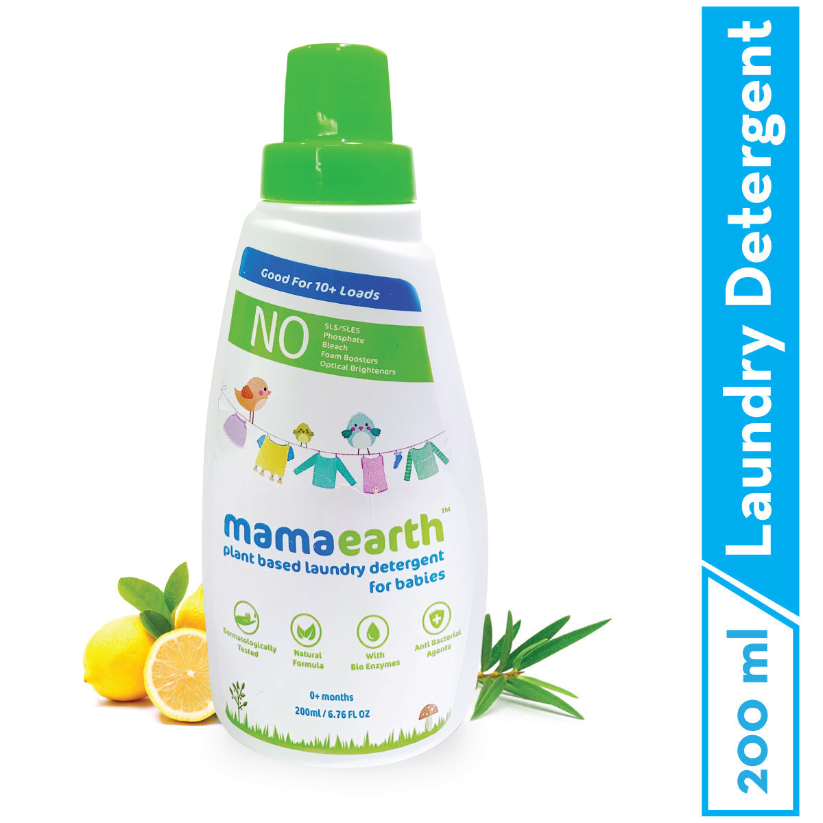 Mamaesrth Plant based laundry detergent - 200 ml image 2
