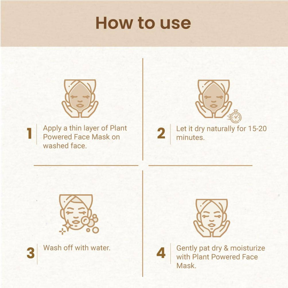 Mother Sparsh Plant Powered Oatmeal & Honey Face Mask image 5