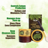 Wow Skin Science Anti-Acne Neem & Tea Tree Clay Face Mask - 200 ml image 4