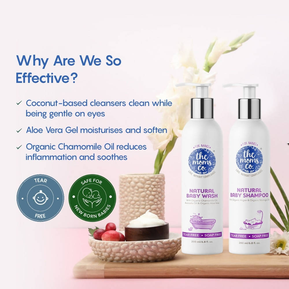 The Moms Co Natural Tear-Free Cleaning Bundle For Baby image 6