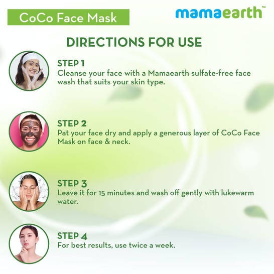 Mamaearth CoCo Face Mask with Coffee & Cocoa for Skin Awakening - 100 gms image 4