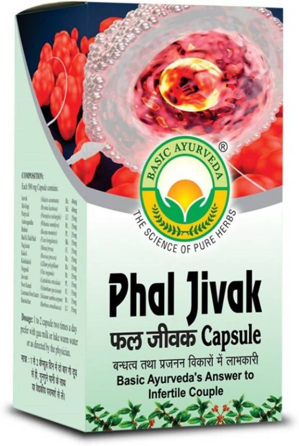 Basic Ayurveda Phal Jivak Capsule - 40 Capsule image 4
