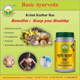 Basic Ayurveda Krimi Kuthar Ras Tablet - 40 Tablets image 2