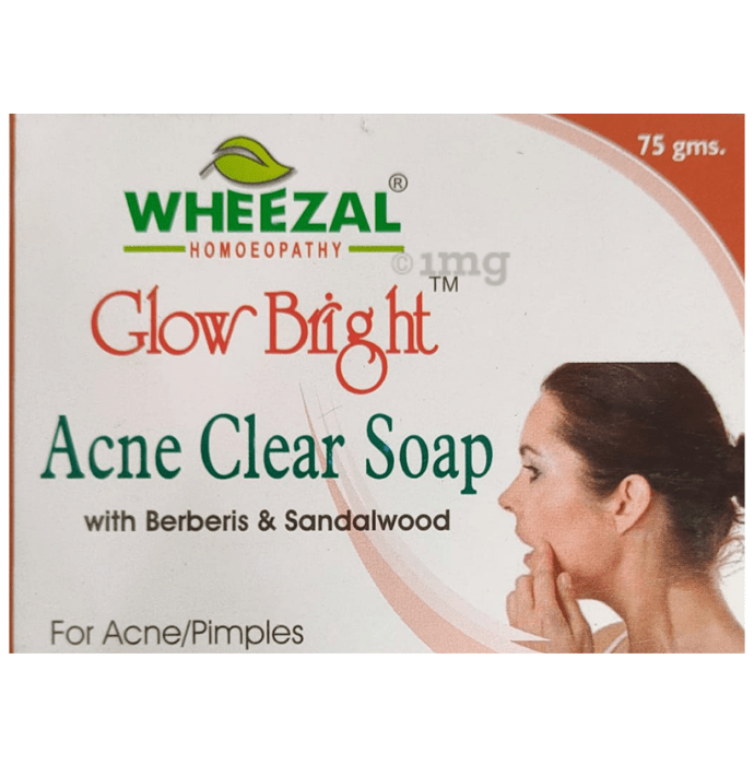 Wheezal Glow Bright Acne Clear Soap image 1