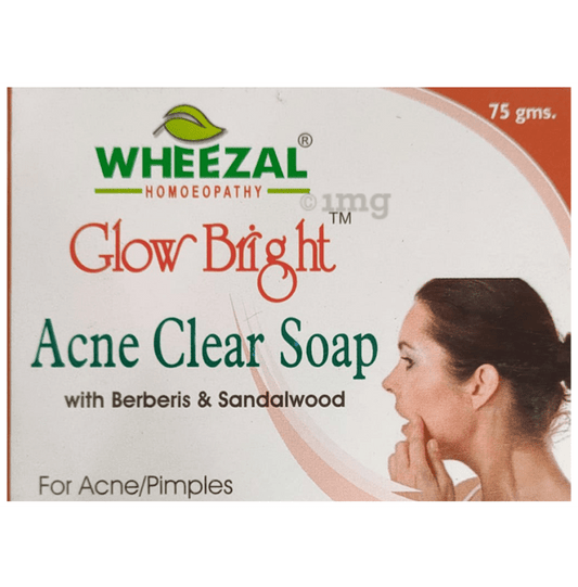 Wheezal Glow Bright Acne Clear Soap image 1
