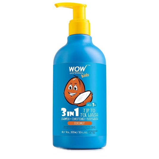 Wow Skin Science Kids Coconut 3 in 1 Tip to Toe Wash image 1