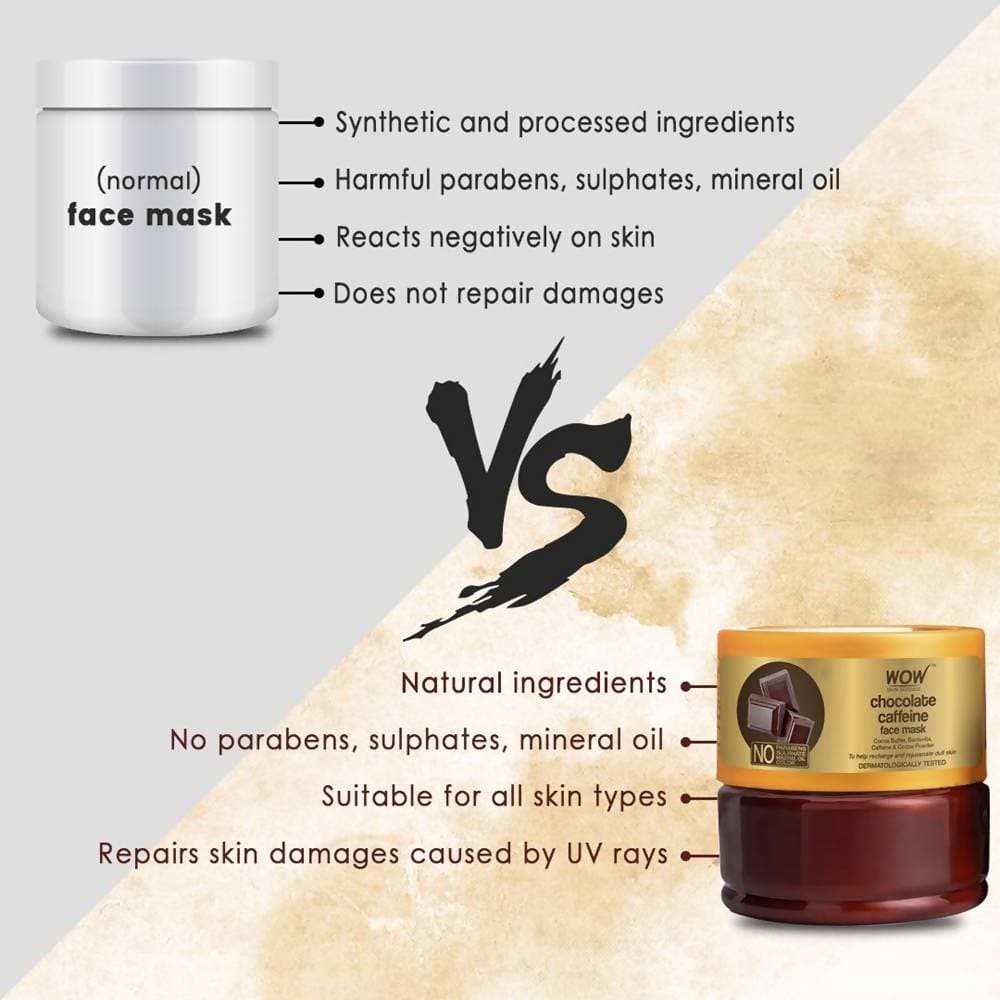 Wow Skin Science Chocolate Caffeine Face Mask - 200 ml image 6