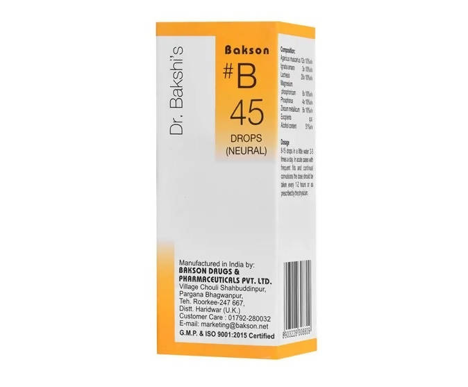 Bakson's Homeopathy B45 Drops image 2