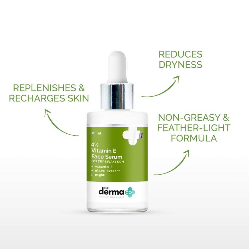 The Derma Co 4% Vitamin E Face Serum For Dry & Flaky Skin - 30 ml image 2