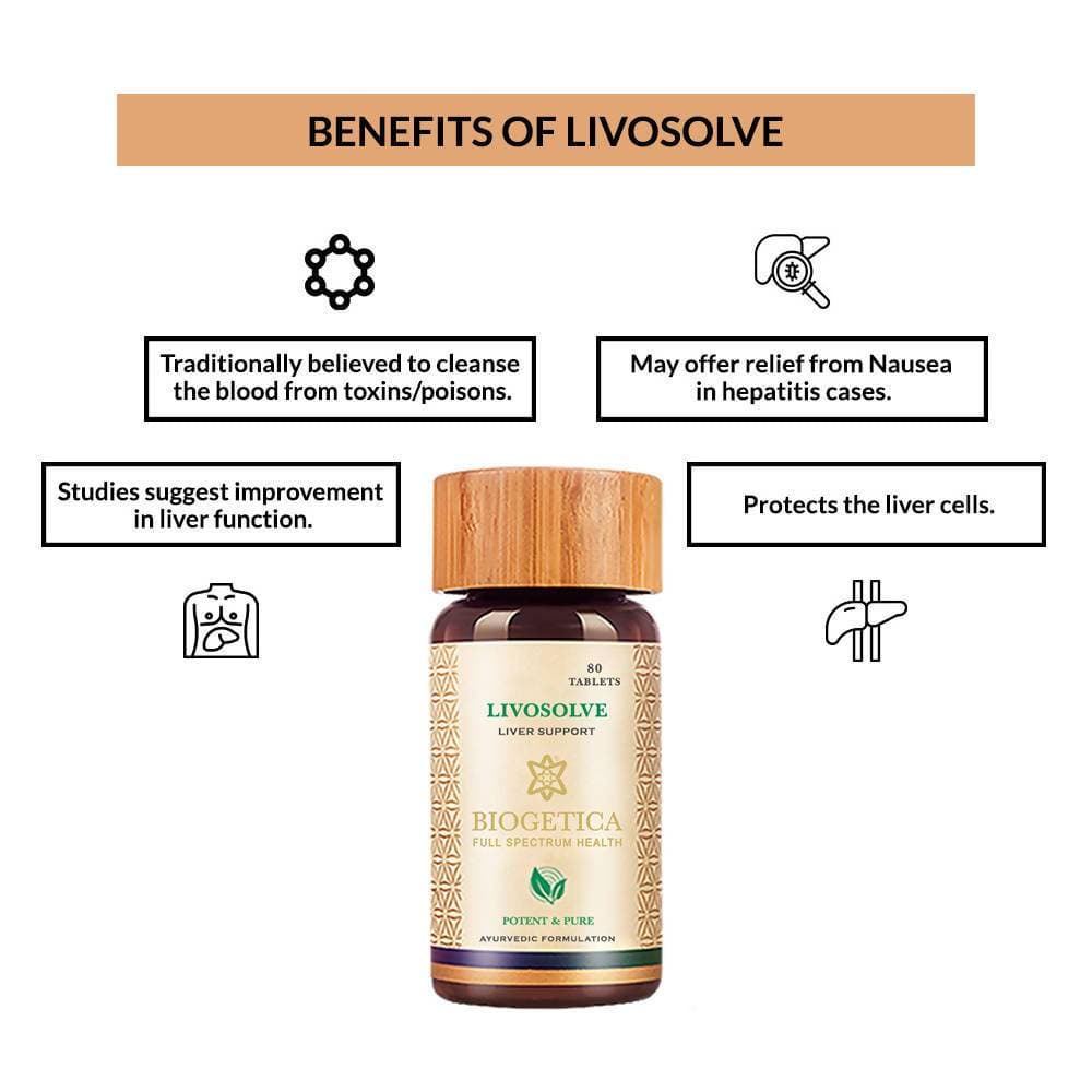 Biogetica Livosolve (Stabilizes Digestive- Liver Enzymes) image 4